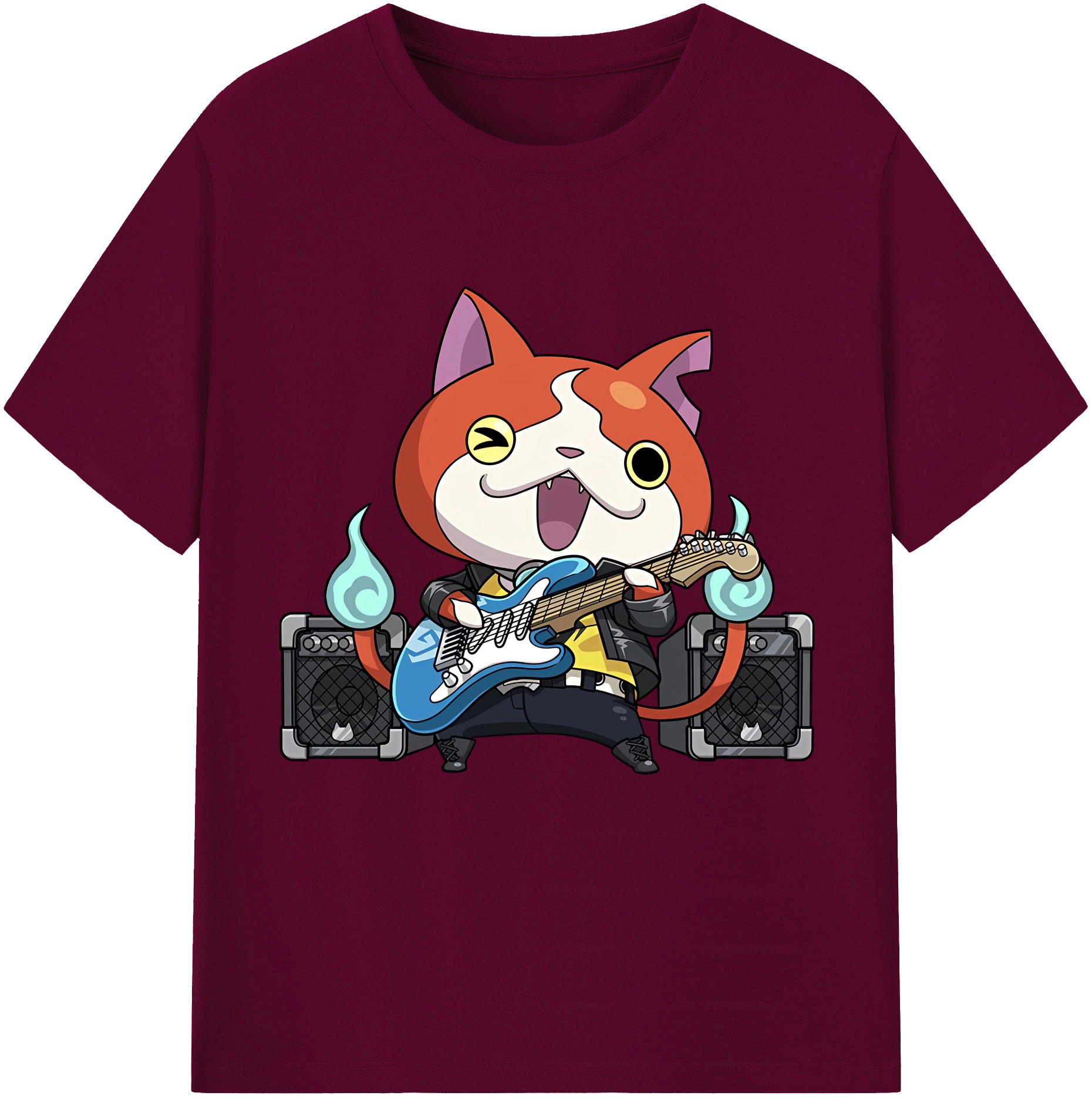 （画像用） 妖怪ウォッチ Yo-kai Watch レディースカジュアルプリントTシャツ（綿100％）